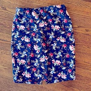 Philosophy floral pencil skirt